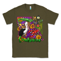 Army Green louisiana Classic Tee - OliviaCreatesArt