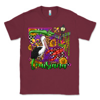 Burgundy louisiana Classic Tee - OliviaCreatesArt