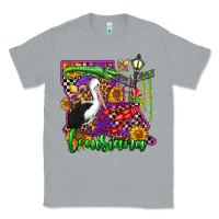 Heather Grey louisiana Classic Tee - OliviaCreatesArt
