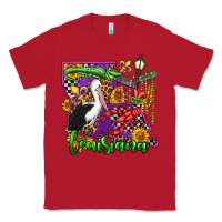 Red louisiana Classic Tee - OliviaCreatesArt