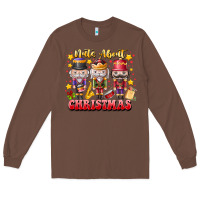 Chestnut Nuts About Christmas Long Sleeve Tee - CowhideDigitalArt