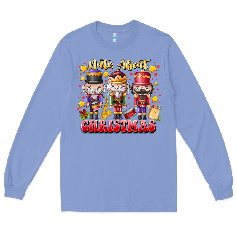 Nuts About Christmas Long Sleeve Tee by CowhideDigitalArt | Teevron