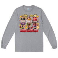 Heather Grey Nuts About Christmas Long Sleeve Tee - CowhideDigitalArt