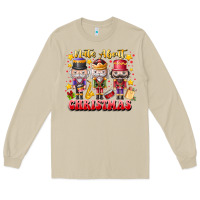 Mushroom Nuts About Christmas Long Sleeve Tee - CowhideDigitalArt