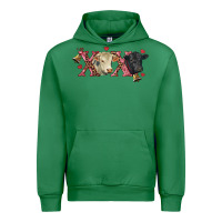 Emerald xoxo charolais and black angus Urban Hoodie - RanaPortraitStore