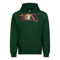 Forest Green xoxo charolais and black angus Urban Hoodie - RanaPortraitStore