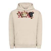 Pigment French Oak xoxo charolais and black angus Urban Hoodie - RanaPortraitStore
