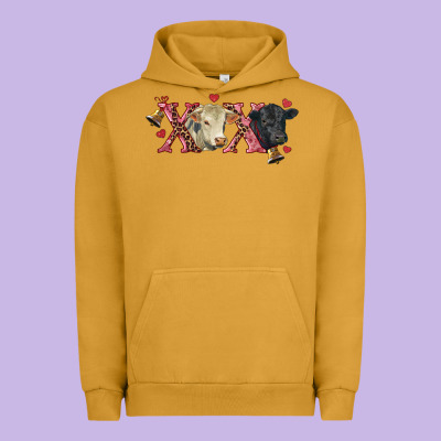 Xoxo Charolais And Black Angus Urban Hoodie Designed By Ranaportraitstore