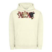 Pigment Pistachio xoxo charolais and black angus Urban Hoodie - RanaPortraitStore