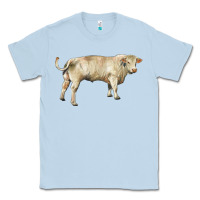 Dusty Blue charolais bull Classic Tee - RanaPortraitStore