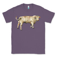 Lavender charolais bull Classic Tee - RanaPortraitStore
