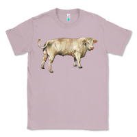 Lilac charolais bull Classic Tee - RanaPortraitStore