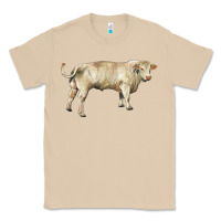 Mushroom charolais bull Classic Tee - RanaPortraitStore