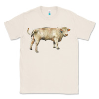 Natural charolais bull Classic Tee - RanaPortraitStore