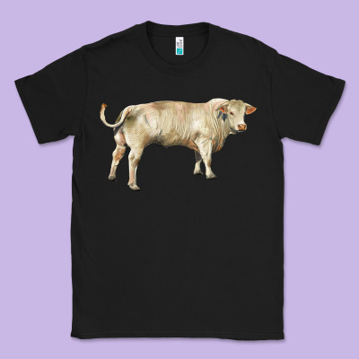Charolais Bull Classic Tee Designed By Ranaportraitstore