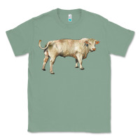 Sage charolais bull Classic Tee - RanaPortraitStore