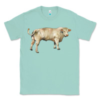 Seafoam charolais bull Classic Tee - RanaPortraitStore