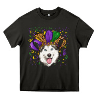 Asphalt mardi gras hat husky Heavy Core Tee - RanaPortraitStore