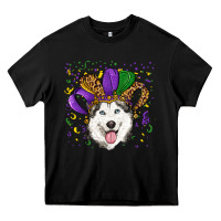 Black mardi gras hat husky Heavy Core Tee - RanaPortraitStore