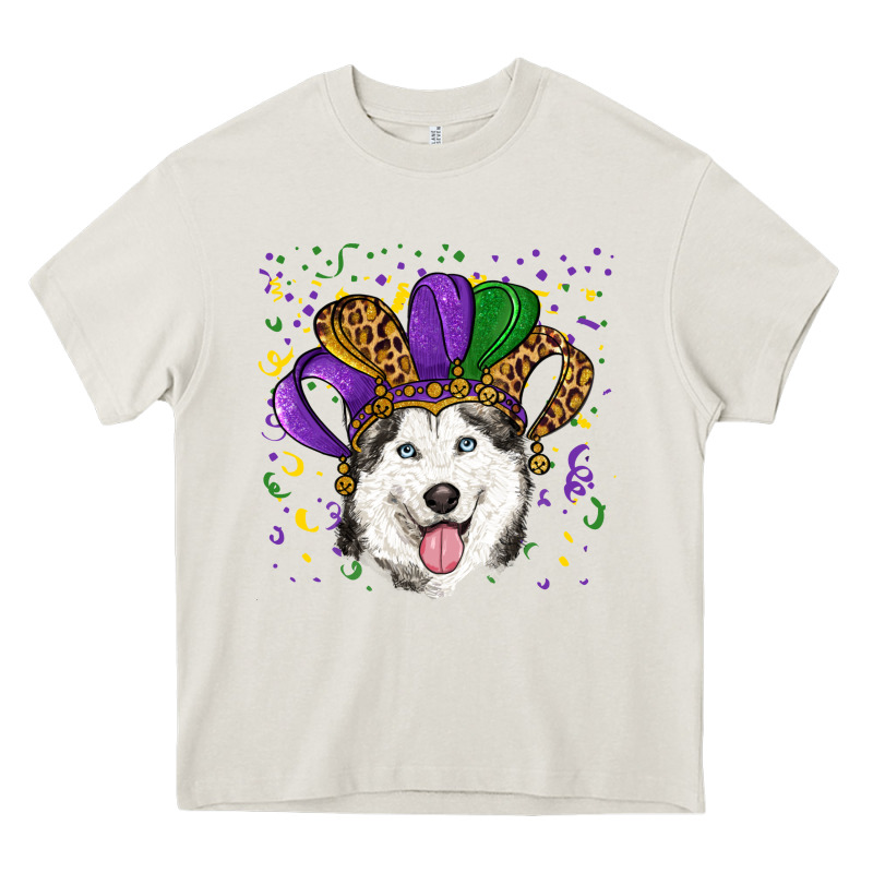 Mardi Gras Hat Husky Heavy Core Tee by RanaPortraitStore | Teevron
