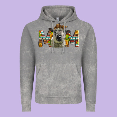 Hampshire Sheep Mom Mother's Day Vintage Hoodie Designed By Lillyallendesigns