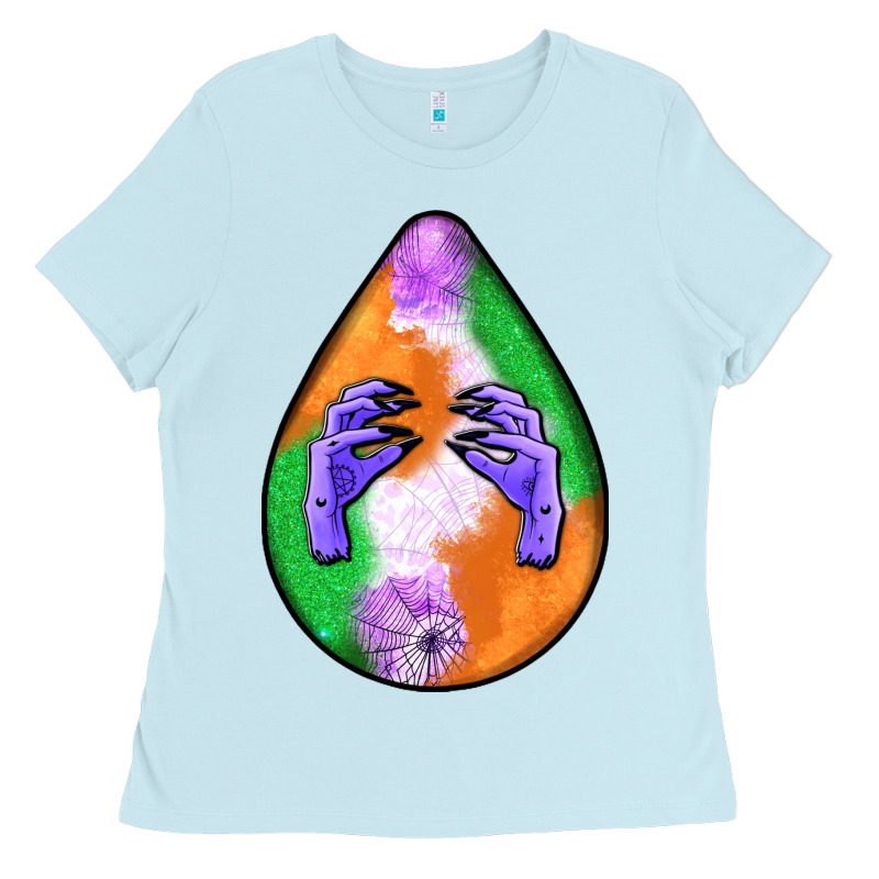 Halloween Hands Teardrop Ladies Tee by BundleAndBundleShop | Teevron