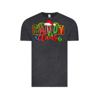 Vintage Black Christmas daddy Claus Vintage Tee - FaDigitalArtStudio