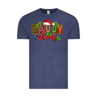 Vintage Denim Christmas daddy Claus Vintage Tee - FaDigitalArtStudio