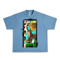 Pebble Blue farm life alphabet lowercase letters l Urban Heavy Tee - BundleAndBundleShop