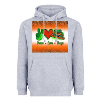 Heather Grey peace love frogs Heavyweight Hoodie - Jasminsmagicworld