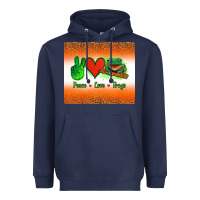 Navy peace love frogs Heavyweight Hoodie - Jasminsmagicworld