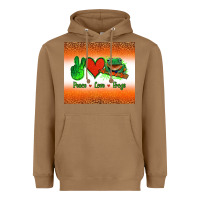 Toasted Coconut peace love frogs Heavyweight Hoodie - Jasminsmagicworld