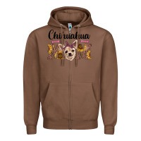 Chestnut western chihuahua mom Zipper Hoodie - RanaPortraitStore