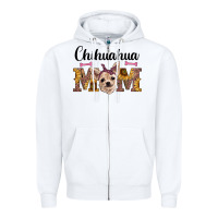 White western chihuahua mom Zipper Hoodie - RanaPortraitStore