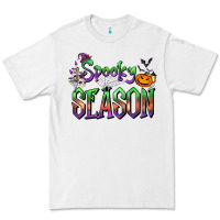 White Halloween Spooky Season Premium Tee - FaDigitalArtStudio