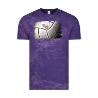 Cloud Purple Volleyball Brushstroke Vintage Tee - RanaPortraitStore