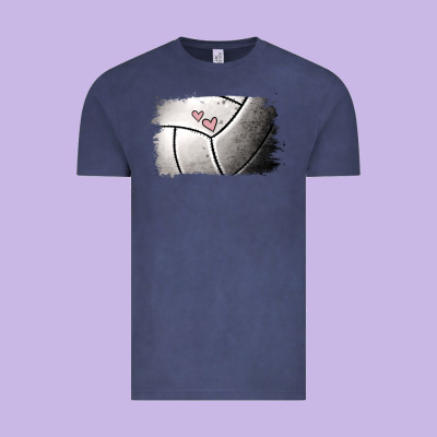 Volleyball Brushstroke Vintage Tee Designed By Ranaportraitstore