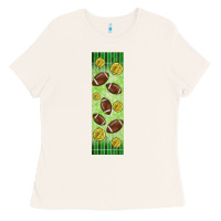 American Football With Lightning Bolt  Pen Wrap Ladies Tee | Teevron