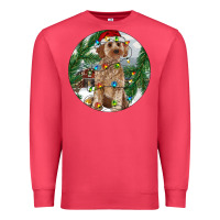 Cardinal Cockapoo Christmas Premium Sweatshirt - RanaPortraitStore