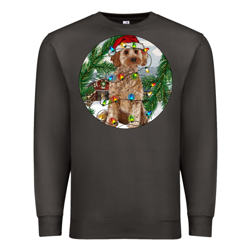 Cockapoo Christmas Premium Sweatshirt by RanaPortraitStore | Teevron