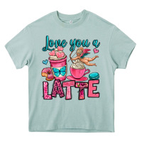 Arona love you a latte Heavy Core Tee - OliviaCreatesArt