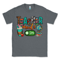 Charcoal Heather teacher mode on Classic Tee - OliviaCreatesArt