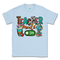 Dusty Blue teacher mode on Classic Tee - OliviaCreatesArt