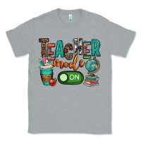 Heather Grey teacher mode on Classic Tee - OliviaCreatesArt