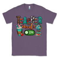Lavender teacher mode on Classic Tee - OliviaCreatesArt
