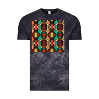 Cloud Black native american aztec seamless pattern Vintage Tee - BundleAndBundleShop