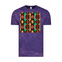 Cloud Purple native american aztec seamless pattern Vintage Tee - BundleAndBundleShop
