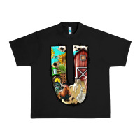 Black farm life alphabet lowercase letters u Urban Heavy Tee - BundleAndBundleShop