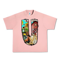 Salmon farm life alphabet lowercase letters u Urban Heavy Tee - BundleAndBundleShop