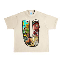 Sandshell farm life alphabet lowercase letters u Urban Heavy Tee - BundleAndBundleShop